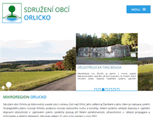 Tablet Screenshot of orlicko.cz